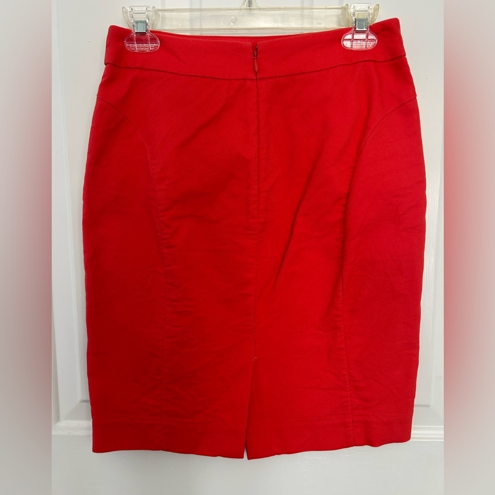 J. Crew Women's Coral Pencil Skirt Size 2 - Picture 7 of 8